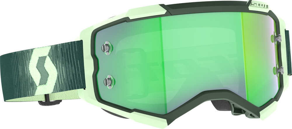 Scott Fury Goggle — Dark Green/Mint Green