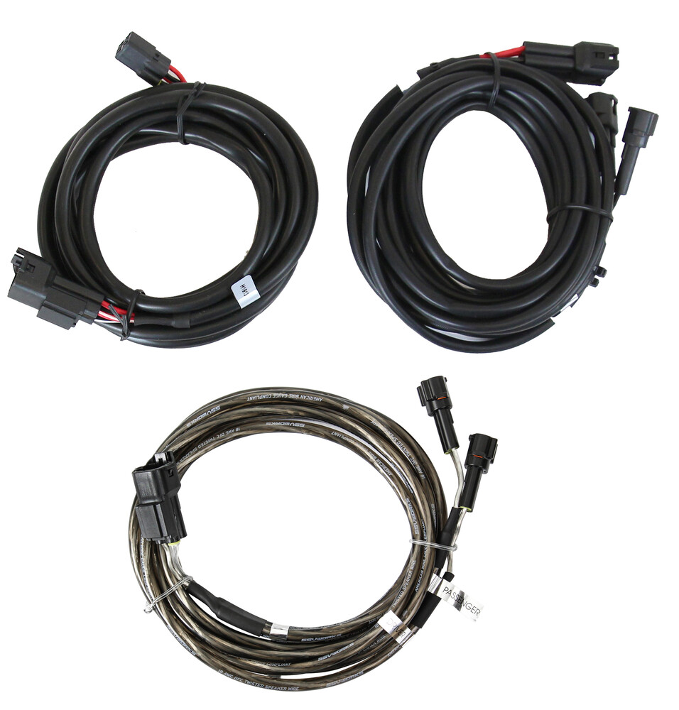 SSV WORKS PLUG AND PLAY HARNESS CAGE PODS TO SPEAKER KITS