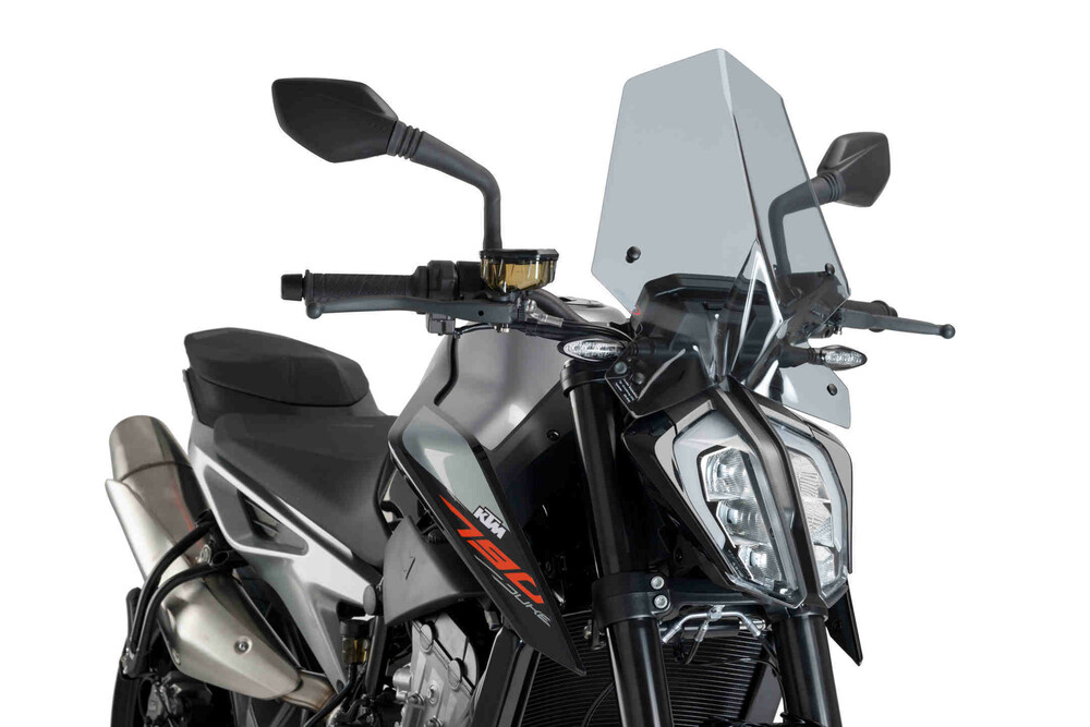 PUIG WINDSCREEN NAKED NEW GEN SPORT SMOKE KTM