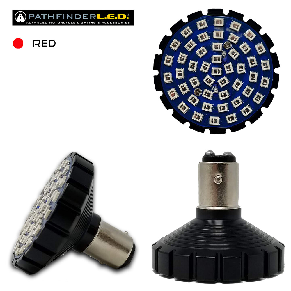 PATHFINDER BULLET ULTRA BRIGHT LED RED 1157 STYLE EA