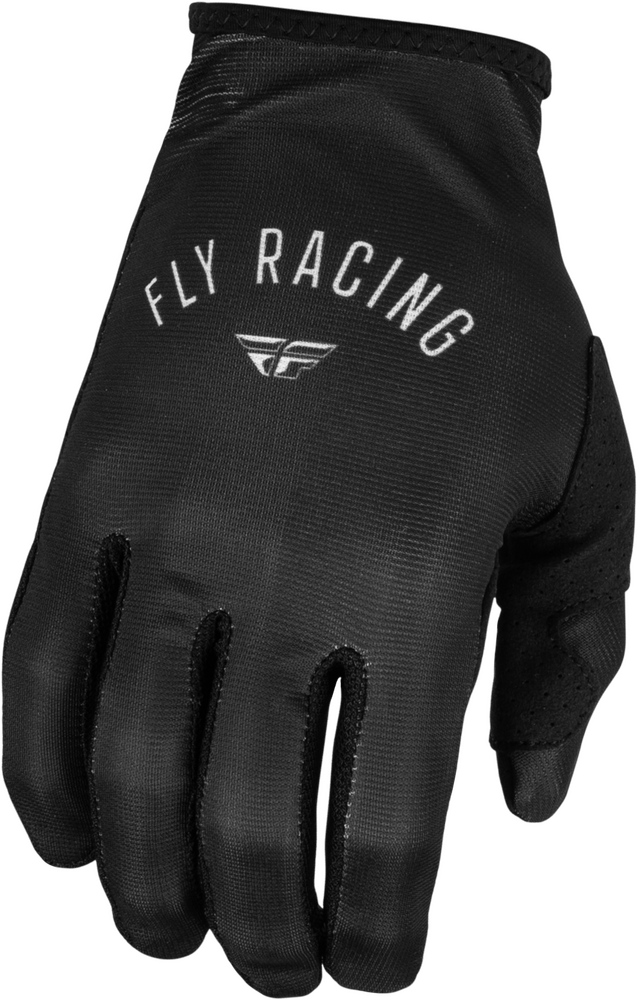 Fly Racing Girl's Lite Gloves — Black/Light grey