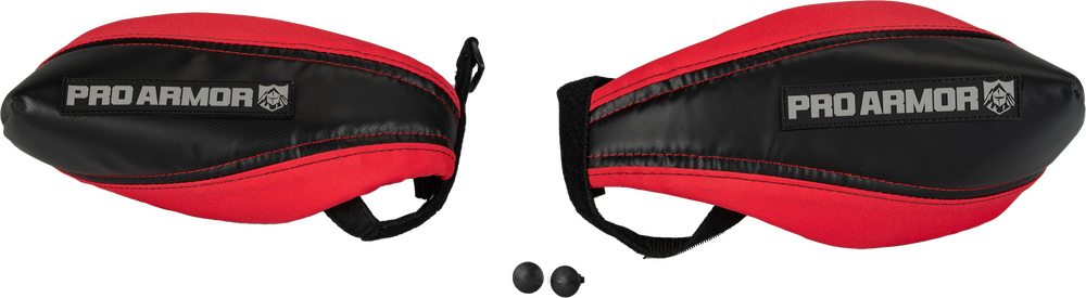 HAND GUARDS BLK/RED