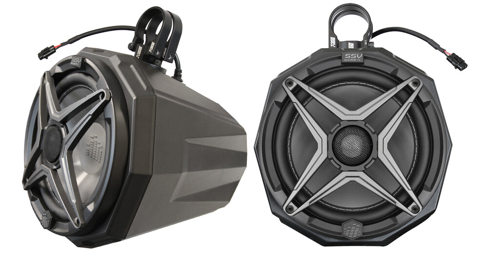 SSV WORKS 8" CAGE MOUNT POD SSV SPEAKER 1.85" ROLL CAGE