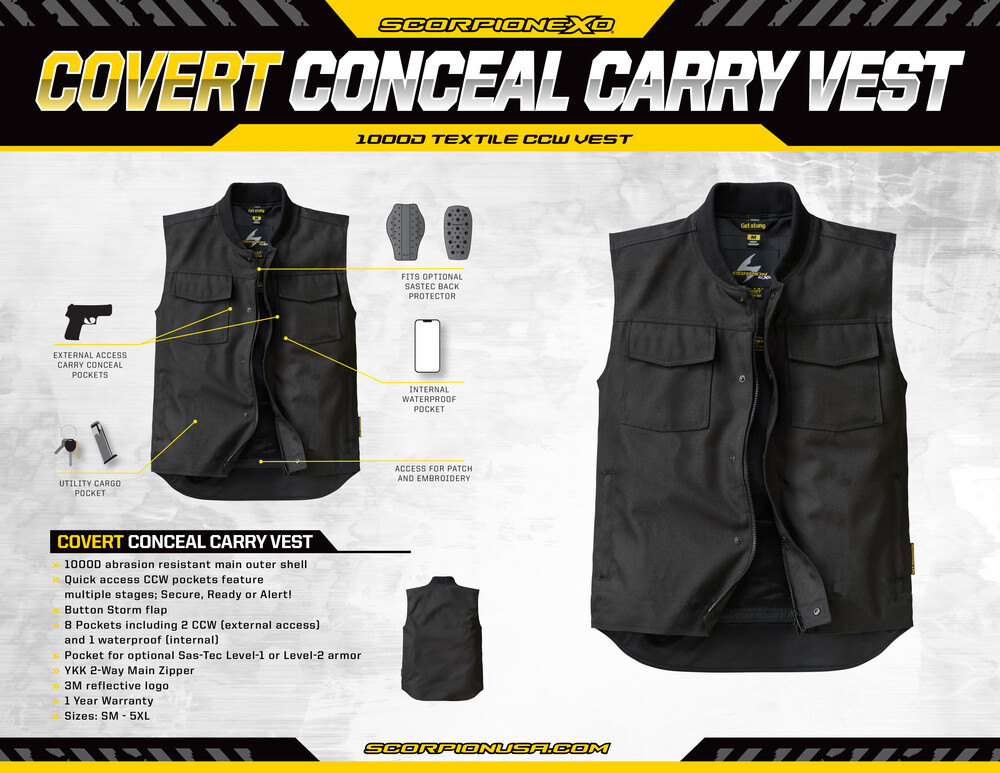 SILENT SELLER CONCEAL VEST 8.5 X 11 (20 CT.)