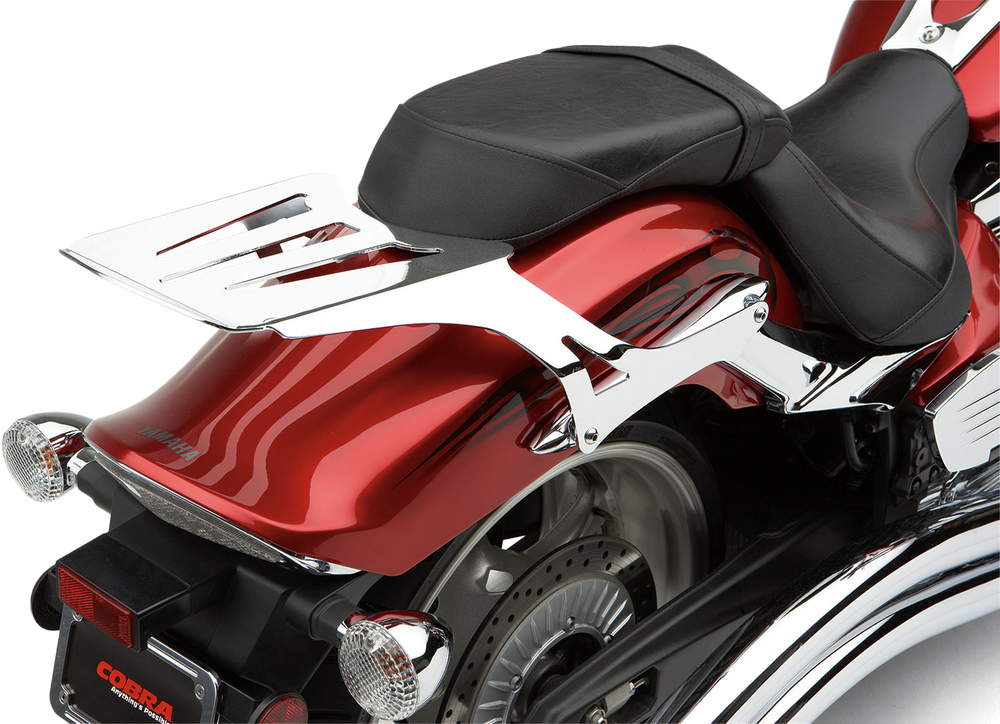 COBRA SOLO LUGGAGE RACK CHROME FORMED YAM RAIDER 08-18