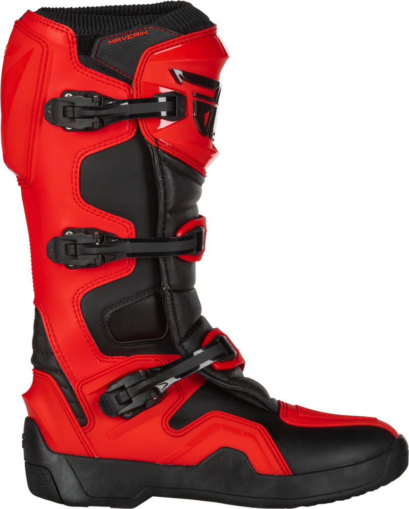 FLY RACING MAVERIK BOOTS RED/BLACK SZ 12
