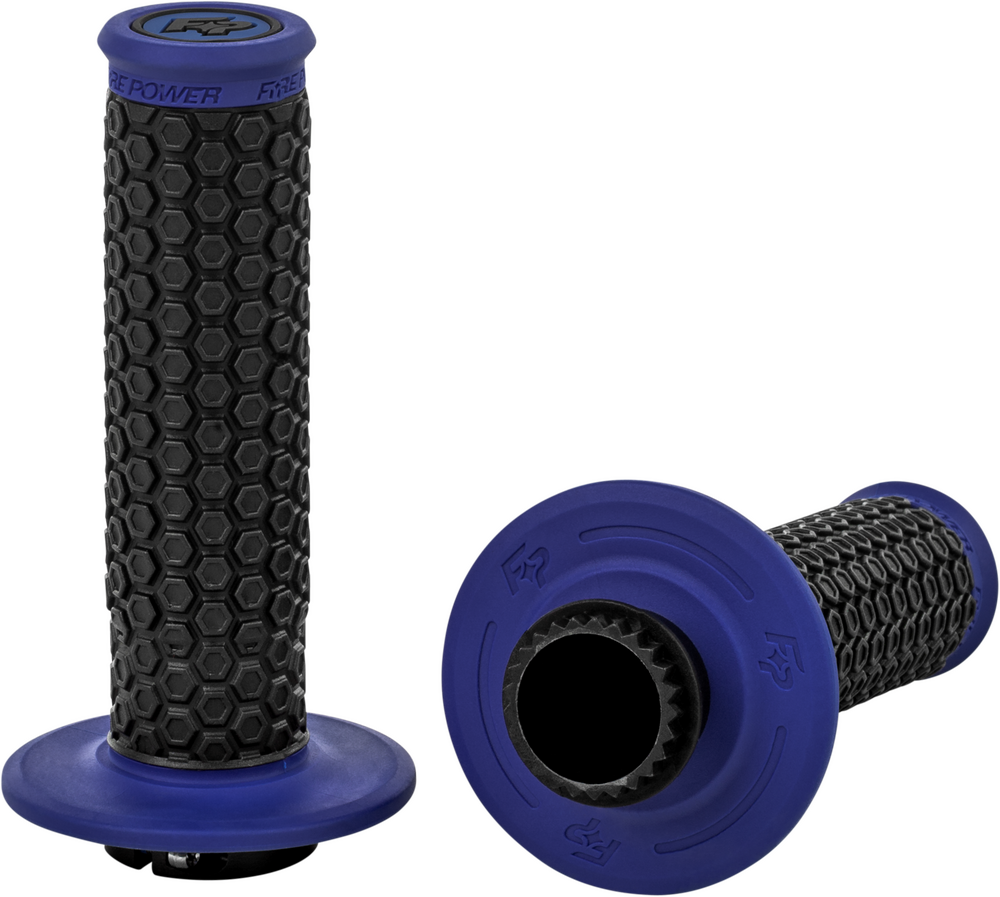 PILOT MX LOCK-ON GRIPS BLUE