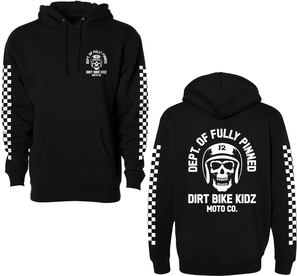 Dbk Fully Pinned Youth Hoodie Black Yl