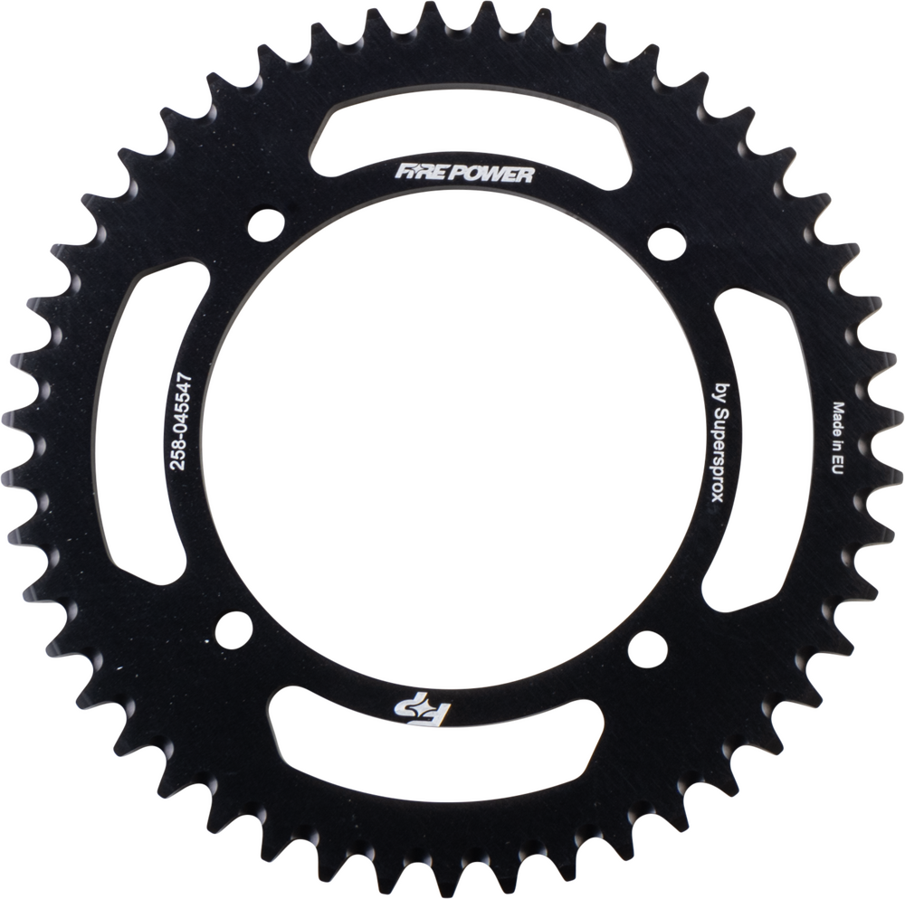 FIRE POWER REAR SPROCKET ALUMINUM 47T BLK