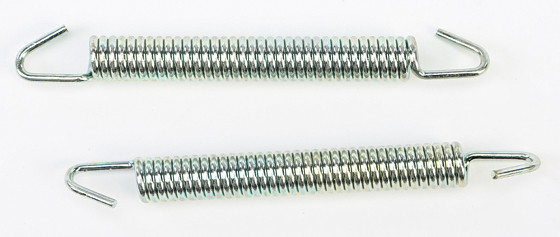 Helix Exhaust Springs Zinc 80mm
