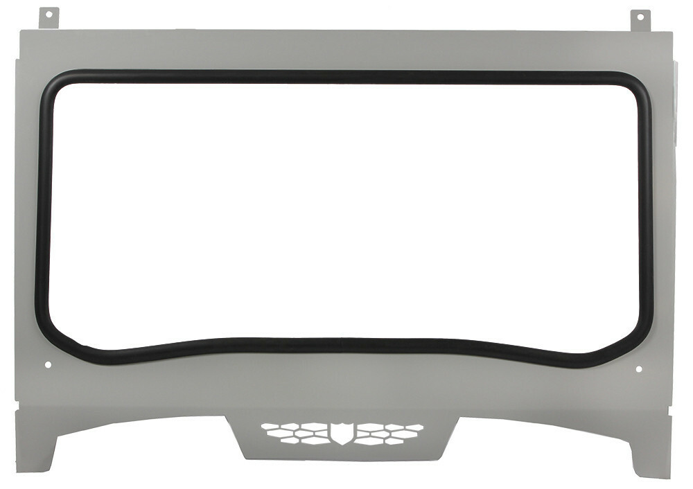 ASYLUM FRONT WINDSHIELD W/PCKT GHOST GREY