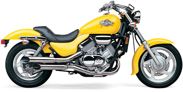 COBRA BLVD SLASHCUT SLIP ON CHROME HON VT750 MAGNA 94-03