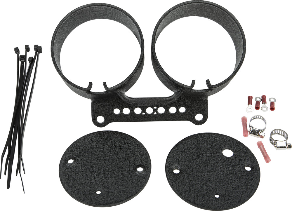 Harddrive Dual Gauge Mount Bracket Kit Black
