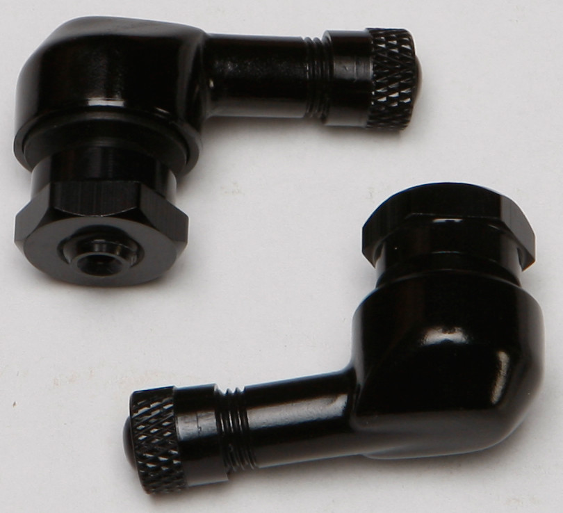 Comp. Werkes 90/90 Degree Air Valve 8.3mm Black