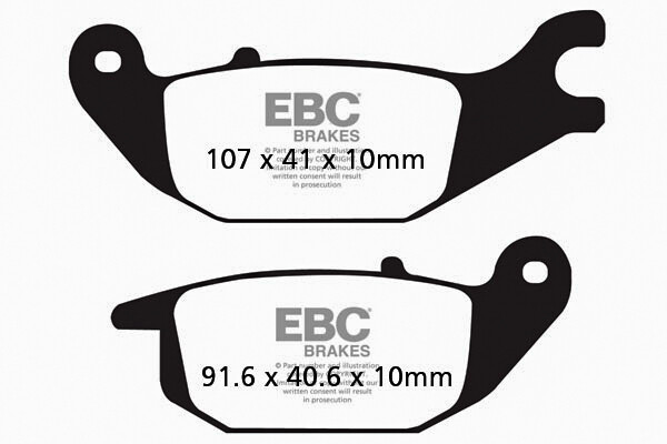 Organic Base "FA" Brake Pads