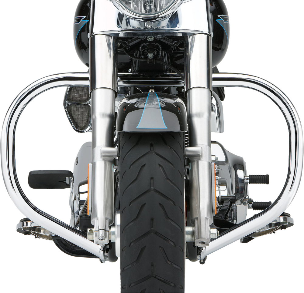 COBRA FATTY FREEWAY BARS 1.5" CHROME FLST (EXC FLSTC) 00-17
