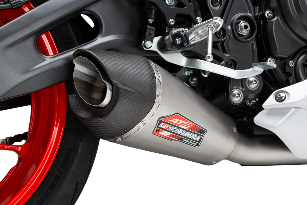 Yoshimura AT2 Race Exhaust System Yamaha R7 / MT-07 2018-2025
