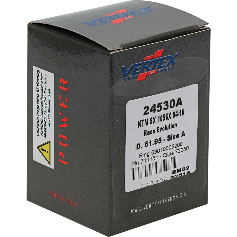 VERTEX PISTON KIT CAST RACE EVOLUTION 51.95/STROKER KTM