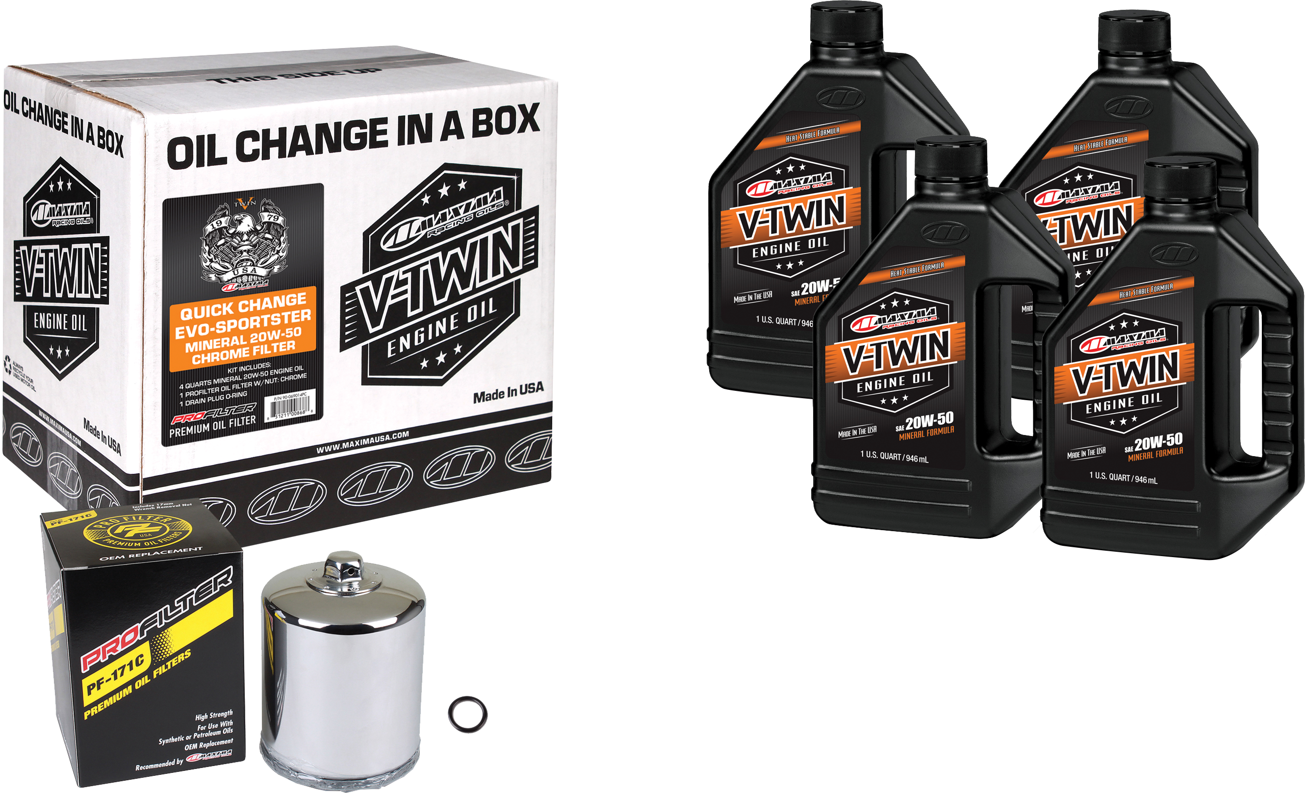 V-Twin Quick Change Oil Filter Kit