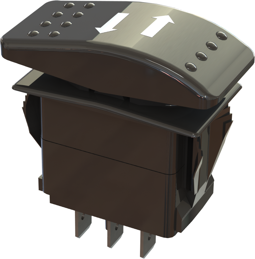 KFI Actuator Dash Rocker Switch - View 1