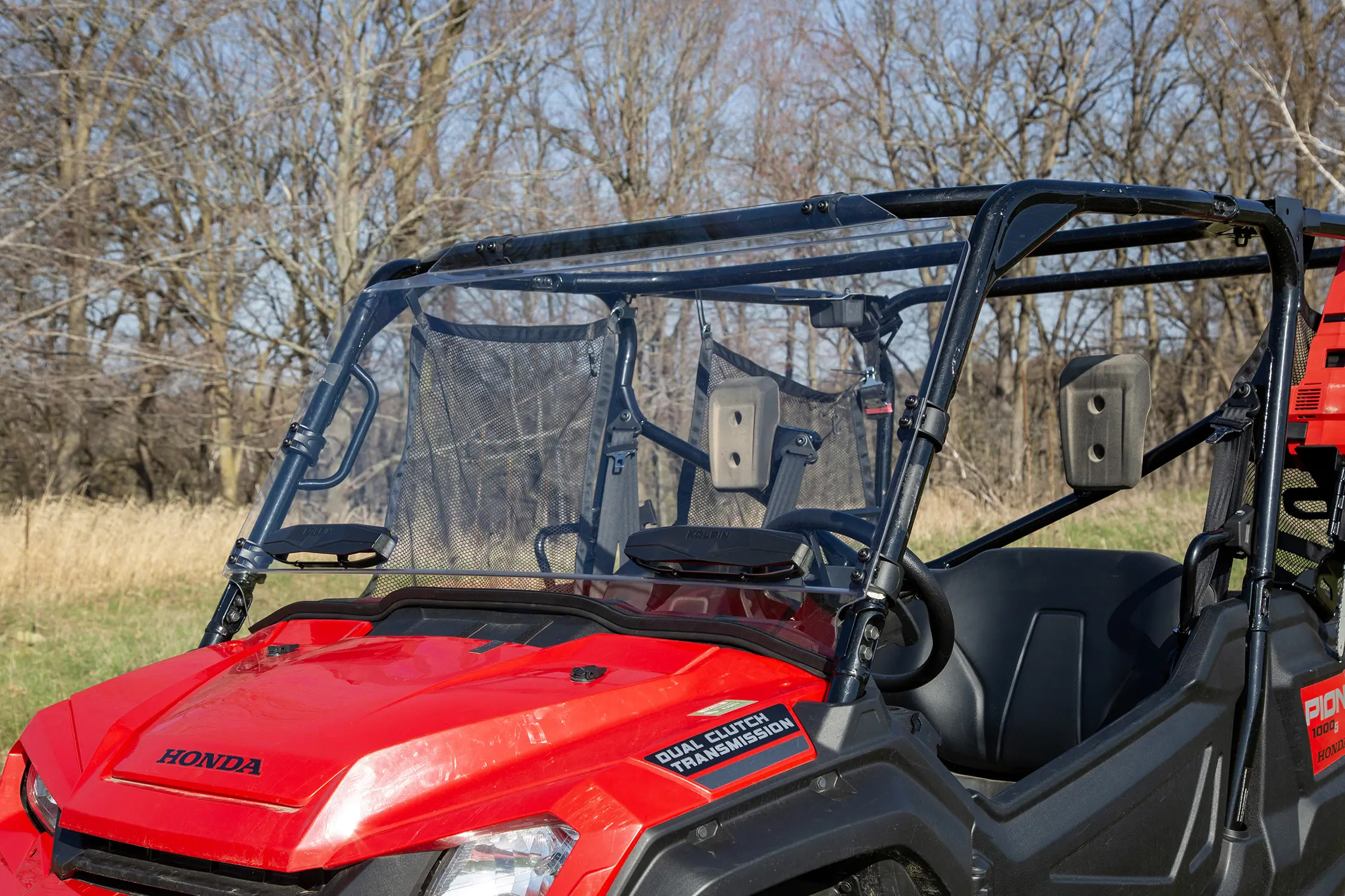 Front Poly Windshield – Full Fixed Vented