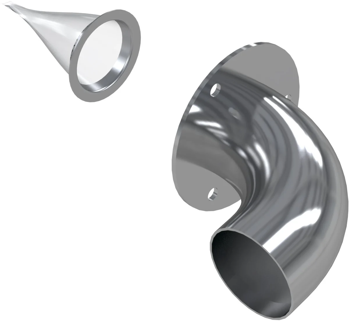 MBRP Bolt on Tip and Shield - View 1