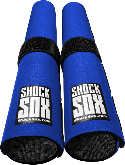 SHOCK SOX 13" BLUE UPSIDE DOWN OR CONV. FORKS - View 1