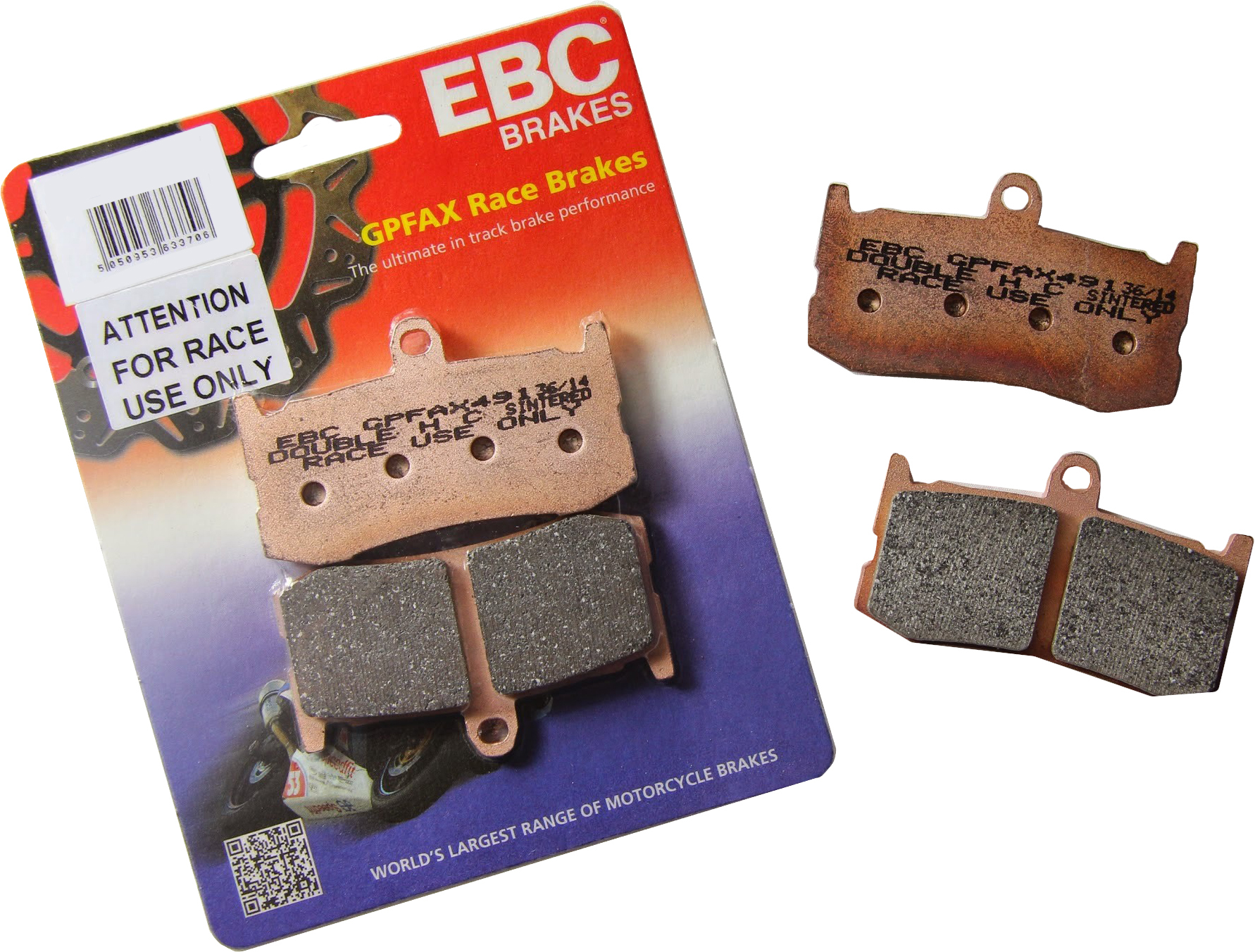 EBC GPFAX Sintered Road Race Brake Pads - View 1