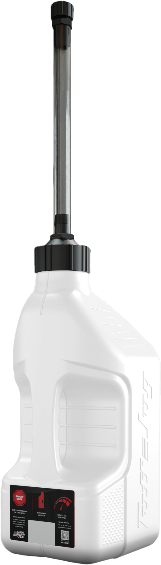 Tuff Jug Utility Container White W/ Autostop Spout 2.5 Gal