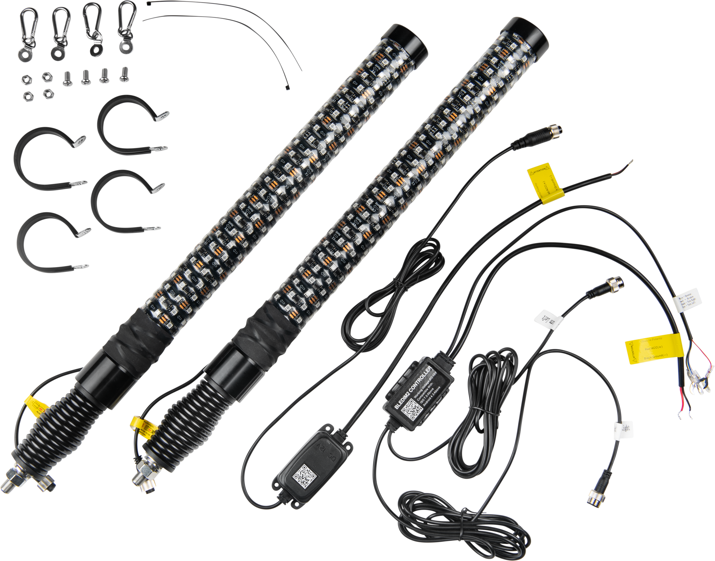 Fat Whips 360° RGB LED Whip