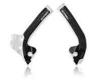 ACERBIS X-GRIP FRAME GUARD WHITE/BLACK