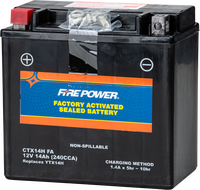 FIRE POWER Factory Activated Sealed Battery