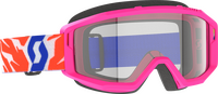 SCOTT PRIMAL YOUTH GOGGLE PINK CLEAR LENS