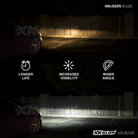 XKGLOW 2-in-1 RGB H4 LED Headlight Bulb Kit