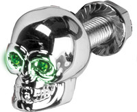 HARDDRIVE Lighted Skull License Plate Screw