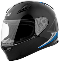 GMAX FF-49 SYTH HELMET BLACK/BLUE MD
