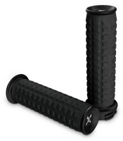 Burly Brand Reaper Grip Set For Harley With Dual Cable Throttle