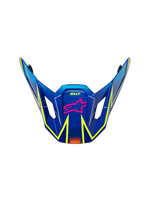 ALPINESTARS SM7 CAST VISOR ECE06 BLUE/PNK/YLW FLUO GLOSSY