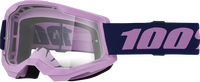 100% STRATA 2 GOGGLE PURPLE CLEAR LENS