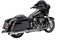 COBRA TRUE DUAL HEADPIPES BLACK FLH/FLT 17-22