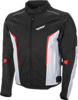 Fly Racing Launch Jacket (Black/White/Red, XX-Large)