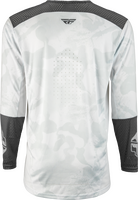Fly Racing Limited Edition Lite Stealth Jersey Small White/Grey