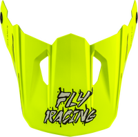 FLY RACING YTH KINETIC SURGE HELMET VISOR GREY/HI-VIS YS-YL