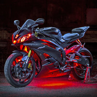 XK GLOW Single Color Motorcycle LED Accent Light Strip Kit