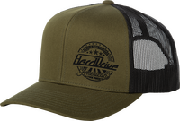 HARDDRIVE HARDDRIVE EMBLEM HAT BLACK/OD GREEN OS