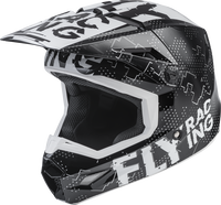 Youth Kinetic Rebel Racewear Black/White