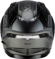 GMAX MD-01 VOLTA HELMET GREY/SILVER METALLIC 3X