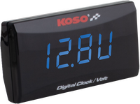 KOSO Super Slim Clock/Volt Meter