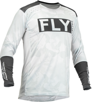 Fly Racing Limited Edition Lite Stealth Jersey Small White/Grey