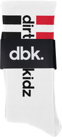 DBK BASIC SOCK 2 PACK WHITE/BLACK